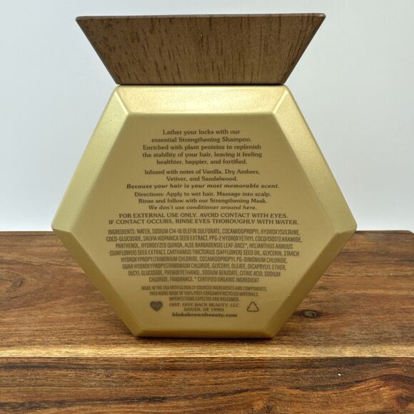 Blake Brown Sandalwood Vanille Fundamental Strengthening Shampoo 14oz - Picture 2 of 3